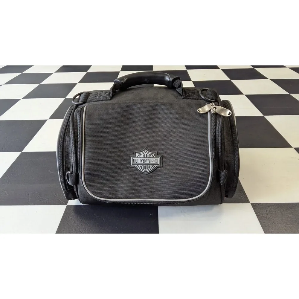 Harley-Davidson Premium Sissy Bar Backpack 93300007 Motorcycle Luggage with det